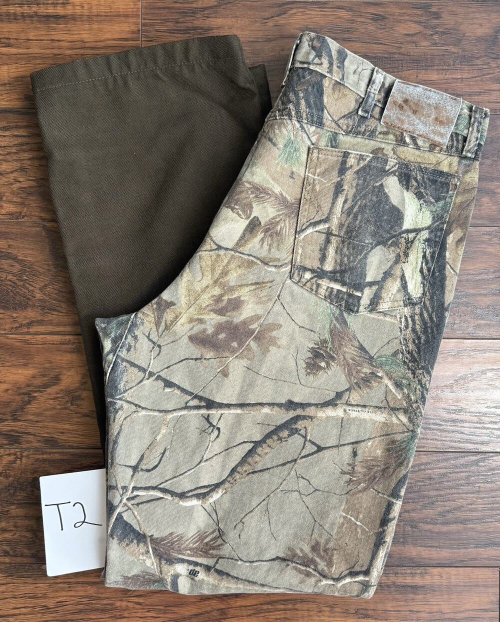 Wrangler ProGear Realtree Camo Hunting Pants Men 36x34 Brown Briar Proof